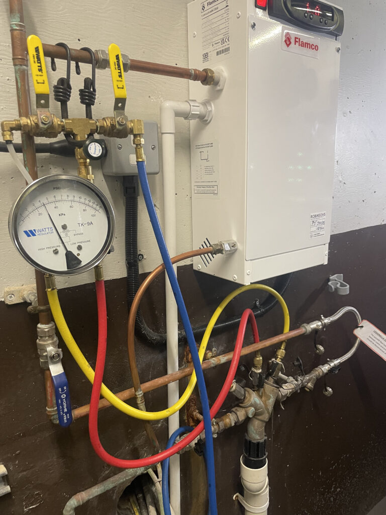 Testing of a Honeywell BA295 RPZ Valve which was feeding a filling loop for a commercial heating system